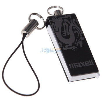 麦克赛尔（Maxell）精致中国风（龙纹）8GB U盘 黑色