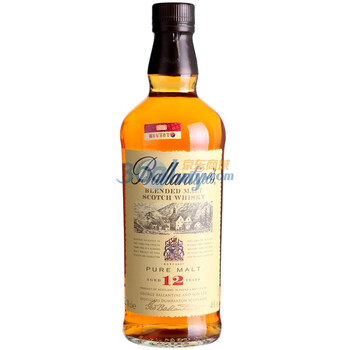 Ballantine百龄坛12年纯麦芽苏格兰威士忌700ml