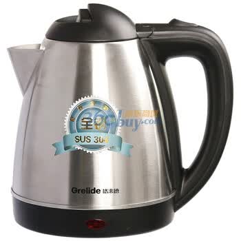 格来德（Grelide）不锈钢电水壶 WKF-315G 1.5L 1500W 全钢内胆 防干烧 德国品质