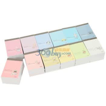 得力（DeLi）48页便签本7704 74*105mm 颜色随机