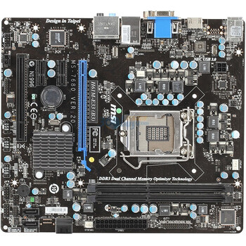 微星（MSI)H61M-E33(B3)主板 ( Intel H61/LGA1155)