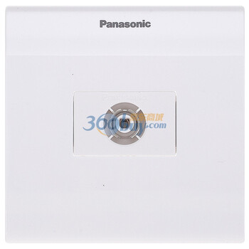 松下(panasonic) 雅适系列86型一位带分配器的普通电视插座（一分支） WMK321 （雅白色）