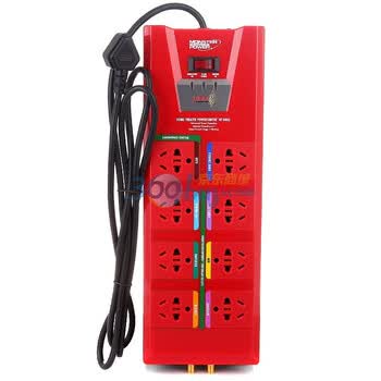 魔声（Monster）HT800G 防涌电源转换器（8联/1.5米/陶瓷外壳/超大间距/Green Power设计）#114125