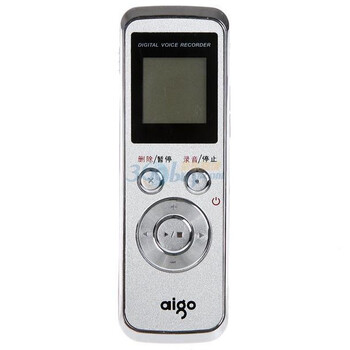 爱国者（aigo）R5506 2G 经典型二代录音笔 （白色）