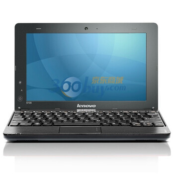 联想（Lenovo）IdeaPad S100-NFO 10.1英寸笔记本电脑（N455 2G 320G 摄像头 无线 Linux）曜石黑