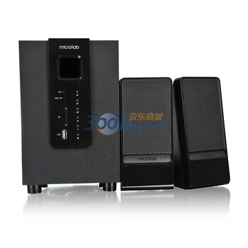 麦博（microlab） M100U 支持SD卡、USB 多媒体有源音箱 黑色