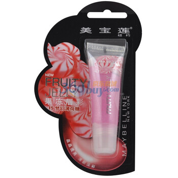 Maybelline美宝莲果冻唇彩15#(梦幻薄荷糖)10ml-卡装