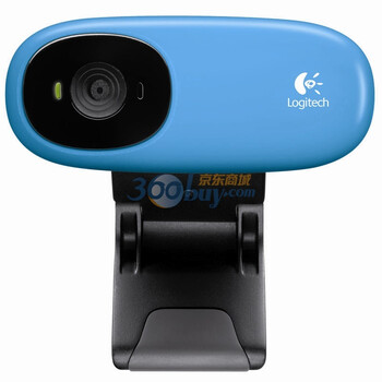 罗技（Logitech）C110 网络摄像头 蓝色