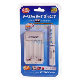 品胜（PISEN）“新一代”数码宝充电电池套装（数码宝+“新一代”2000mAh AA镍氢充电电池*2）