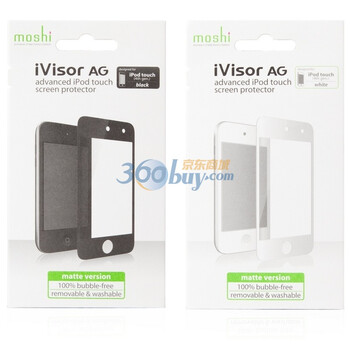 摩仕（moshi）iVisor AG for iPod touch 防眩光易洁触屏贴 (黑)