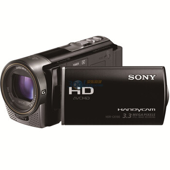 索尼（SONY） HDR-CX180E 32GB内存420万像素 高清闪存数码摄像机（黑色）