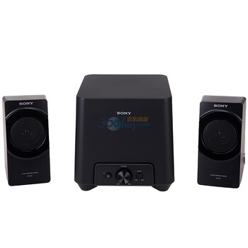 索尼（SONY）多媒体音箱 SRS-D4 2.1声道 黑色