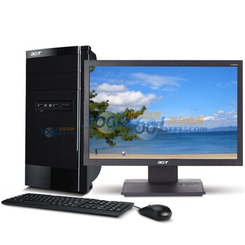 宏碁（Acer）AM1660台式电脑（E3400 2G 500G 512M独显 DVD 读卡器 键鼠 Linux）