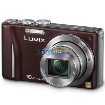 松下（Panasonic） ZS10GK 触摸操控数码照相机 棕色