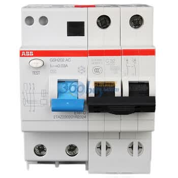ABB 剩余电流动作保护器/漏保 二开 32A GSH202 AC-C32/0.03