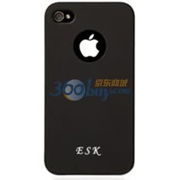 ESK iphone4 银框超薄保护壳 黑色