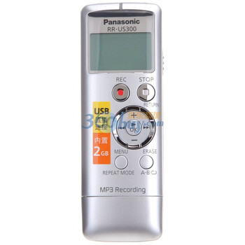 松下（Panasonic）RR-US300GK-S 2G 数码录音笔 银色