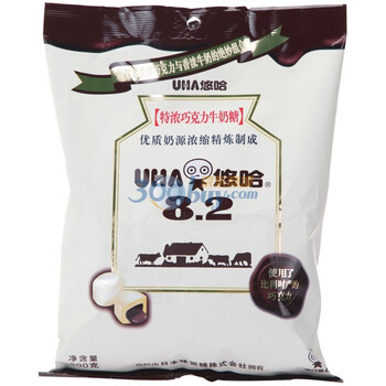悠哈特浓巧克力牛奶糖300g