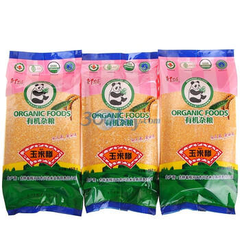帅猫牌有机玉米糁450克*3