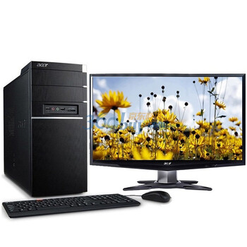 宏碁（Acer）AM3660台式电脑（E6600 2G 1TB 1G独显 DVD 读卡器 键鼠 Linux）