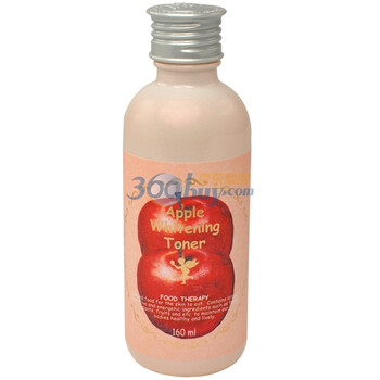 SKIN FOOD苹果净白明亮爽肤水160ml（公主级美肌白魔法）