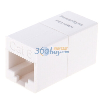 包尔星克（PowerSync）PE316WH 六类网路接盒 母对母