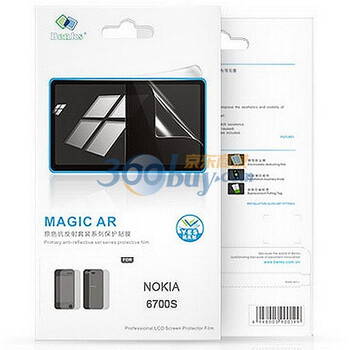 邦克仕（Benks）Magic AR原色抗反射套装系列保护贴膜(诺基亚 Nokia 6700S 贴膜)