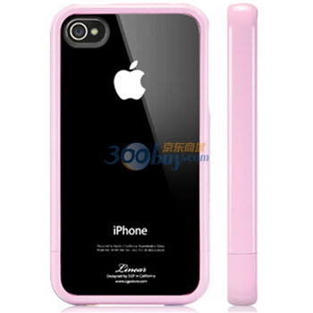 SGP Linear Crystal iPhone4 多彩水晶保护壳 浅粉框