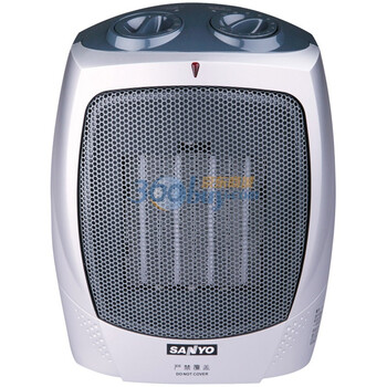 三洋（sanyo）R-P180J 三档可调 暖风机 银灰色