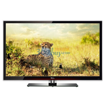 TCL L46P7200-3D 46英寸 3D LED 液晶电视 快门式 超级蓝光 全高清 数字 互联网 黑色