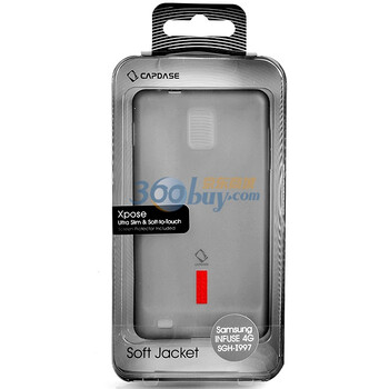 卡登仕（Capdase）玲珑胶套（透黑）手机保护套系列 适用于三星 I997 Infuse 4G