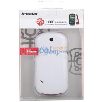 联想(Lenovo)乐Phone专用超薄保护壳（海波纹）（适用于联想乐Phone 3GW101 超薄防滑 安装便捷）