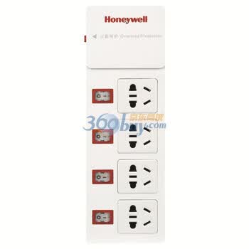 霍尼韦尔（Honeywell）EPO1004R 4位分控插座 2米