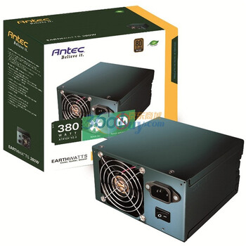安钛克（Antec）EarthWatts EA-380D Green 电源（额定380W 主动式PFC 80Plus铜牌）