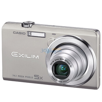 卡西欧（CASIO） EX-ZS10 数码相机 银色（1410万像素 2.7英寸液晶屏 5倍光学变焦 26mm广角）