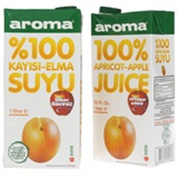 土耳其 Aroma罗蔓100%杏苹果果汁1L*4盒