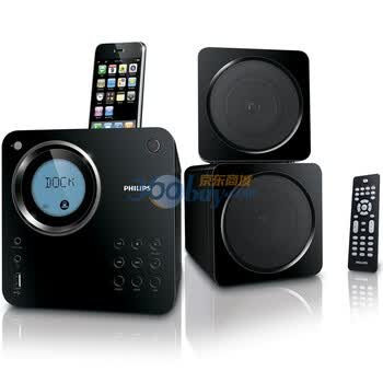 飞利浦（PHILIPS） DCM109/93 Ipod/ Iphone基座 魔方微型音箱 黑色
