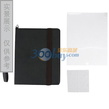 腾威尔 ipad2 皮套 PU皮包 黑色配棕皮筋 含贴膜