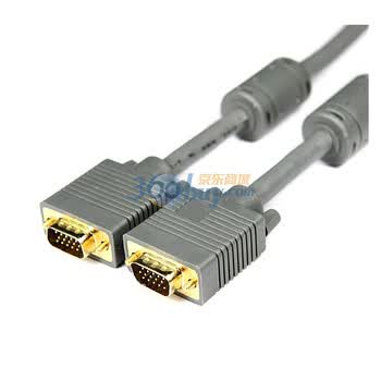 CE-LINK 4024 VGA线 VGA视频连接线 双磁环 5米 工程级（灰色）