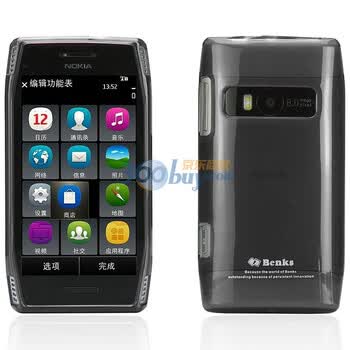 邦克仕（Benks）Magic Jelly移动数码产品专用保护壳（适用于诺基亚NOKIA X7透黑色）