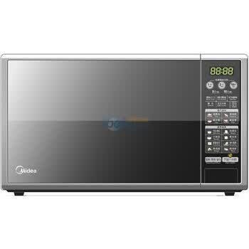 美的（midea）EG823EE2-NS 转盘23升纳米银 微波炉 银色