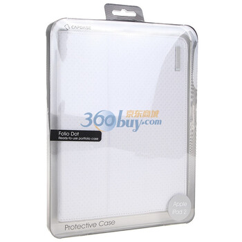 卡登仕（Capdase）超薄皮套 白色（侧翻）Dot纯点系列 适用于苹果（Apple）Ipad 2