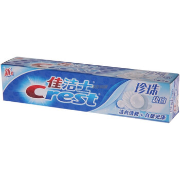 佳洁士珍珠盐白牙膏（柠檬清新）140g（6支装）