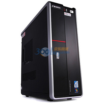 清华同方（TongFang）精锐X5-B220 台式主机（双核G620 2G 500G 1G独显 DVD 键鼠 三年上门服务）