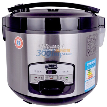 鸿智（hallsmart） HR-XD401 4L 白金厨宝可拆盖电子电饭煲