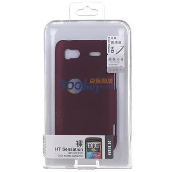 洛克（ROCK）HTC Sensation Sensation XE G14 Pyramid 裸壳（酒红色）