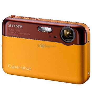 索尼（SONY） DSC-J10 数码相机 有爱橙（1610万像素 2.7寸屏 4倍光变）