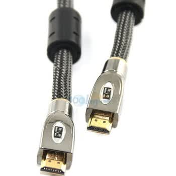 胜为（shengwei）HC-7020B 奢华版专业工程级HDMI线 黑银网 2米
