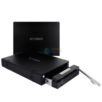 ICY DOCK MB559US-1SB 3.5寸外置硬盘抽取盒(全铝阳极氧化) eSATA+USB2.0