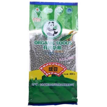 帅猫有机绿豆450g*2袋